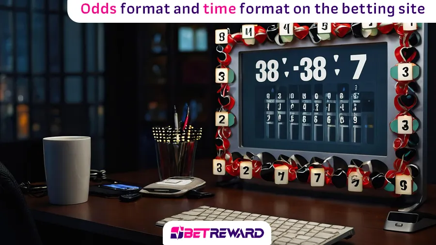 Odds format and time format on the betting site 1